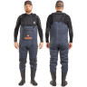 Полукомбинезон забродный NORFIN SHADOW NEOPRENE BOOTFOOT р.40-S с сапогами 83500-40-S